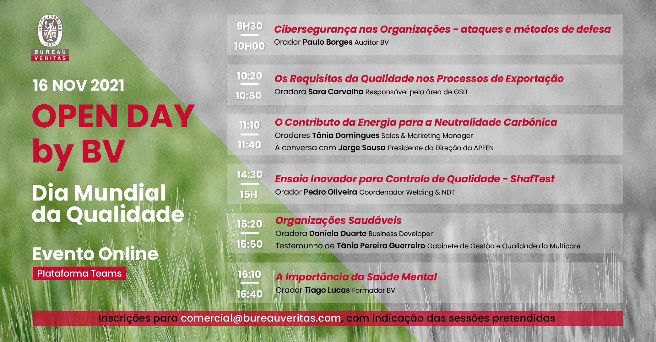 Convite Open Day 2021